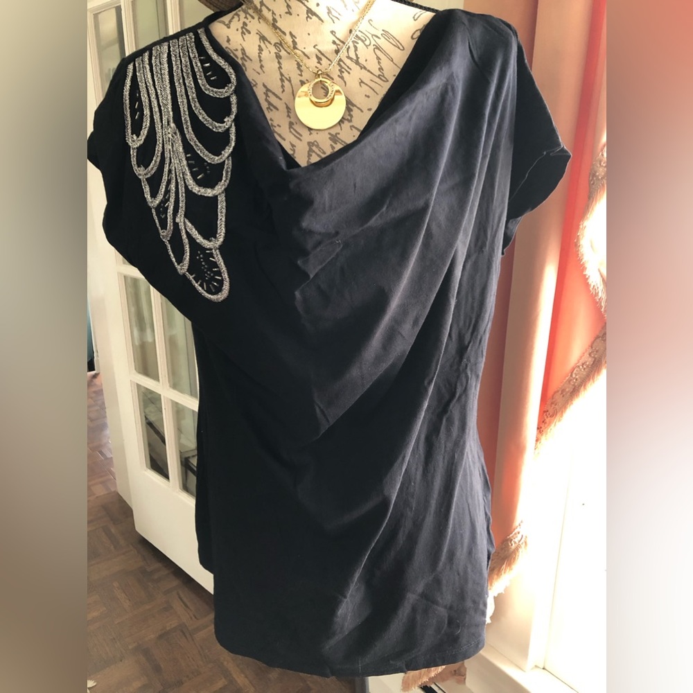MARINA LUNA FRONT DRAPED TOP